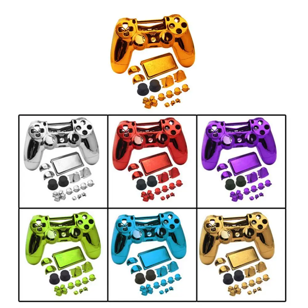 

Full Housing Shell Case Skin Cover Button Set with Full Buttons Mod Kit Replacement For Stationlay 4 PS4 Controller