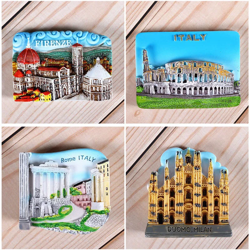 Overseas Tourism Fridge Souvenir Italy Switzerland Chile Austria Vienna Foreign World Tourism Collection Fridge Magnet Gift