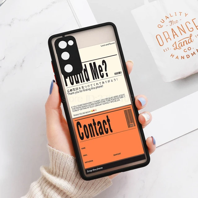 Case For Samsung Galaxy S20 FE Case S21 Ultra S10 Plus S20 M31 Note 9 10 Plus A32 A51 A52 A72 A71 A50 A52S 5G Cover Matte Bumper U153