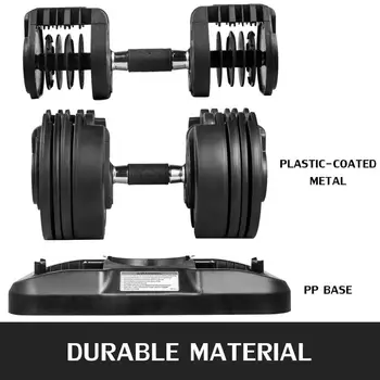 

Adjustable Dumbbell 20Kg Home Exercise Strength Training Dumbbells Select Tech