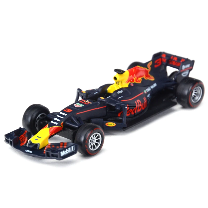 Bburago 1:43 SF71H SF70H SF16H RB12 RB13 RB14 W04 F1 гонки формулы автомобиля Статический Моделирование литья под давлением модель автомобиля из сплава - Цвет: RB13 3
