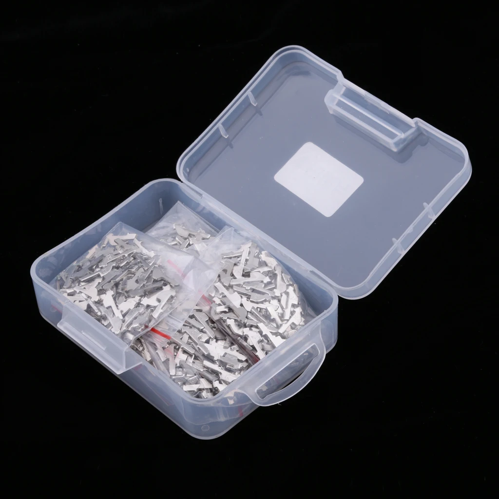 600 Pack of Car Lock Reed Vehicle Locking Plate Gasket Key for Honda