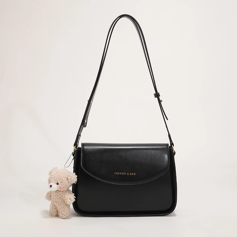 

Casual Women Small Pu Leather Shoulder Messenger Bags High Quality Female Handbags Saddle Bag Designer New Ladies Crossbody Bags