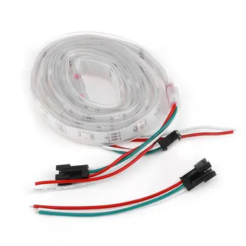 

ICOCO 1M 30LED WS2812B 5050 RGB LED Strip Light Waterproof Addressable White Shell Brand Newest