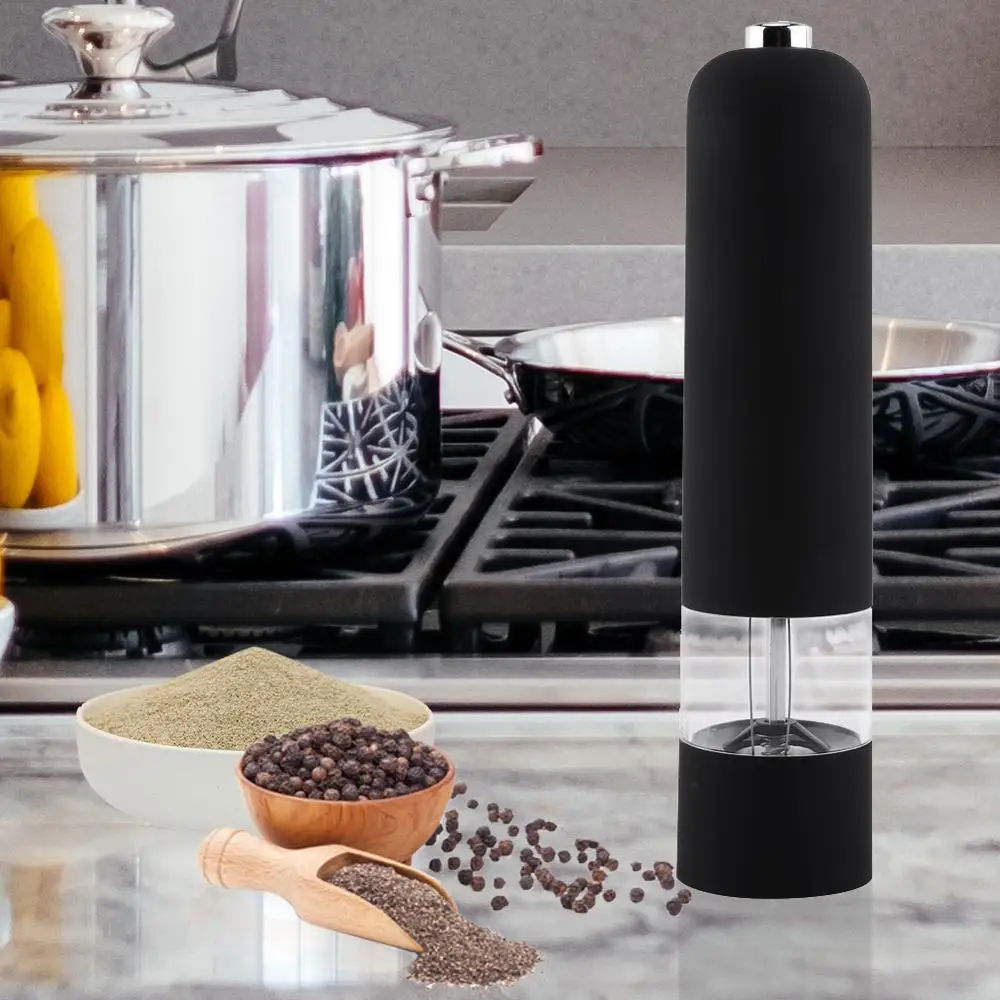 Electric Salt Spice Herb Pepper Mills Grinder Salt Grinders Electric