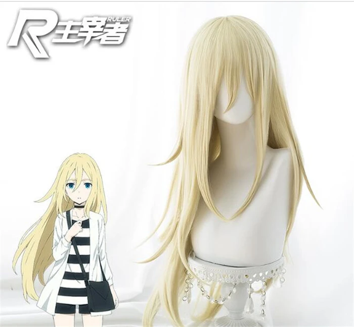 Angels of Death Rachel Gardner Ray Cosplay wigs Long Straight Blonde  Cosplay Wig Anime A387|Phụ Kiện Trang Phục Bé Trai| - AliExpress