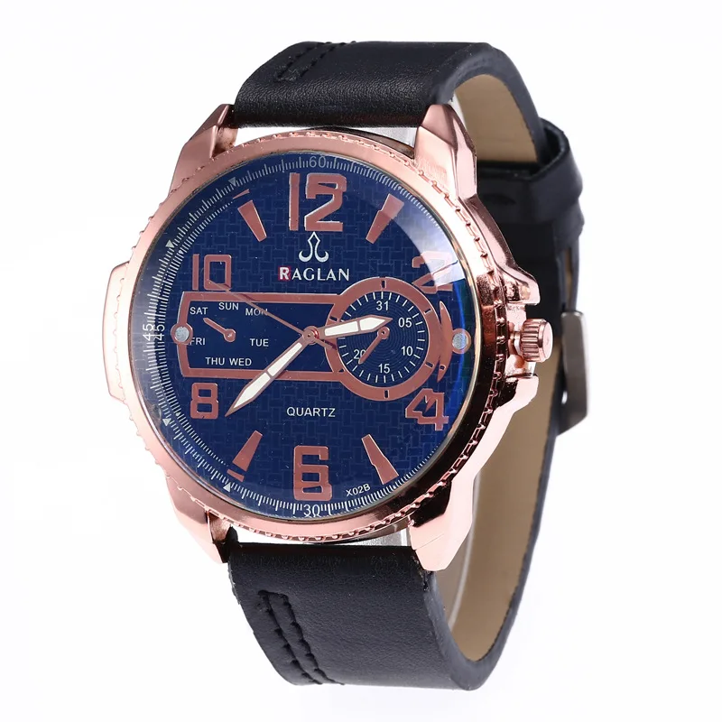 

Manufacturers Direct Selling A Generation Of Fat Raglan False Monocular False St&Sat With Numbers Dial Men Casual Belt Watch