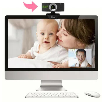 

Webcam 480P, HD Web Camera With Built-in HD Microphone 640x480p USB Plug N Play Web Cam, Widescreen Video With Microphone
