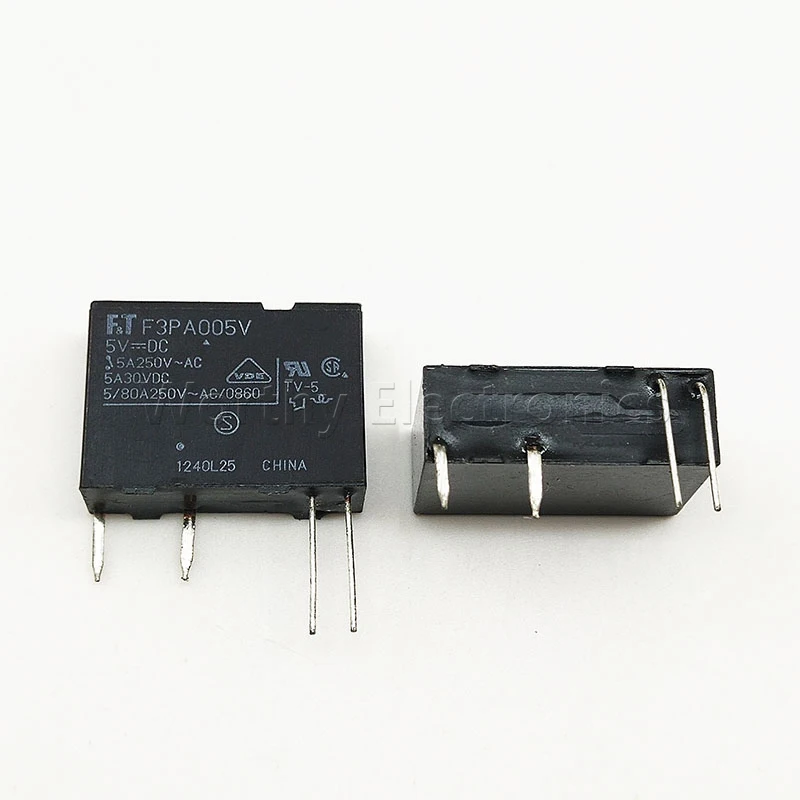 

Free shipping 10pcs/lot F3PA005V 5A 4-pin DC5V relay DIP4