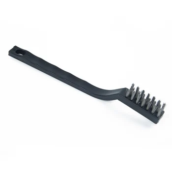 

12Pcs INDUSTRIAL BRASS WIRE TOOTH BRUSHES STAINLESS STEEL PLASTIC HANDLE DURABLE