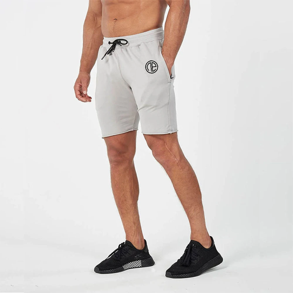 OA мужские фитнес бодибилдинг спортзал прямые шорты спортивные тренировки модные короткие дышащие бег Бодибилдинг человек