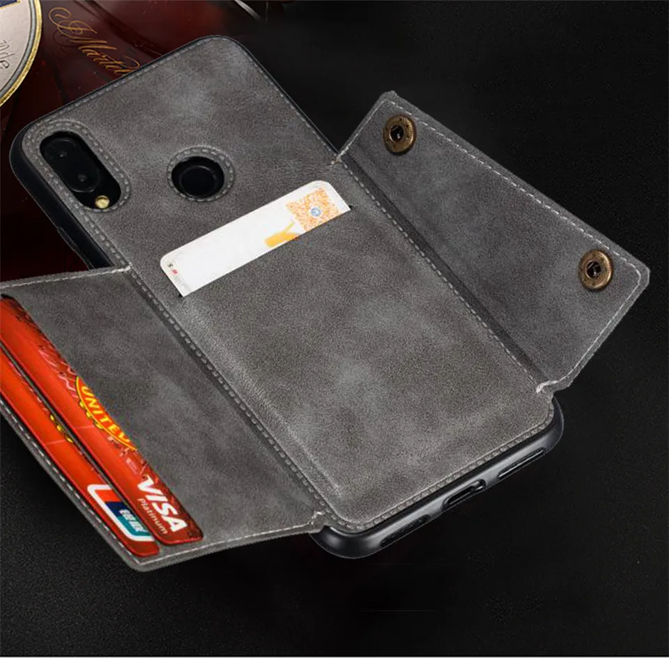 Автомобильный Магнитный кожаный чехол-бумажник на для Xiaomi Redmi note 8 7 Pro Redmi 8A 8 7A Ретро Держатель для карт карман задняя крышка чехлы для Redmi note8 Сяоми ксиоми Редми Ноут 8 7 про Редми 8a 7a 8