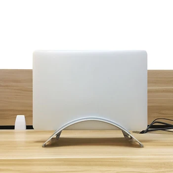 

Aluminum Alloy Laptop Stand Holder Space-Saving Laptop Vertical Stand Case Desktop Erected Holder for MacBook Pro Huawei