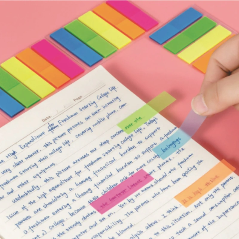 Removable Indicator Label 5 Color Pagination Label Memo Pad Sticky Notes Point It Big Brands Are Trustworthy