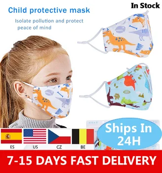 

Kids Cartoon Respirator Mouth Mask Printing Personal Breathable Cotton Mouth Face Nose Mask Cover With Filter