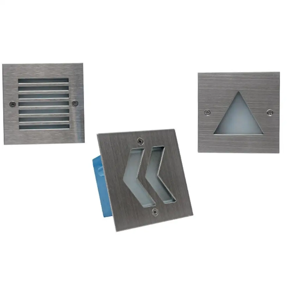

LED Square Stairs Outdoor Brick Light Stainless Steel Corrosion Resistant Waterproof Wall Lamp For Steps Corridor Aisle