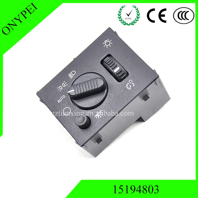 15194803 Headlight Switch For Chevy Silverado Sierra Escalade H2 19381535 D1595G D1595GB