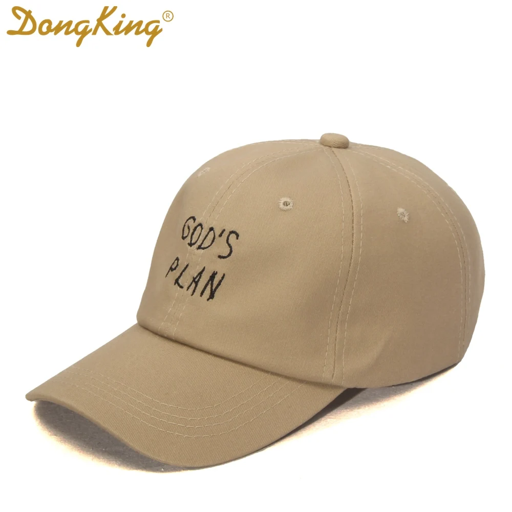 Новая бейсболка DongKing Drake GODS PLAN Dad Hat из мягкого хлопка Бейсболка для мужчин и женщин модная вышивка хип-хоп заглушки регулируемые - Цвет: Khaki