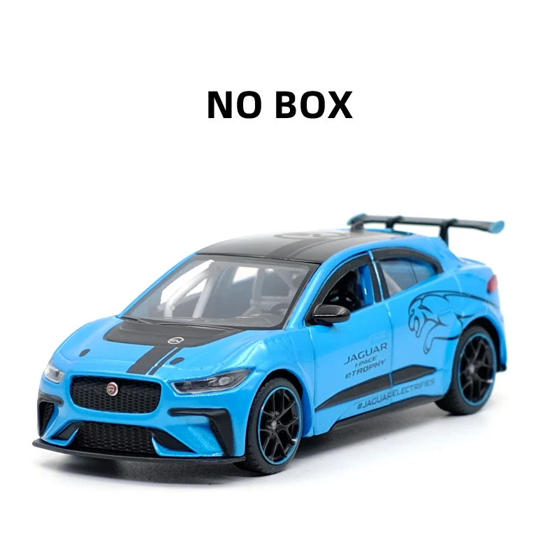 BLUE(NO BOX) JK 1:36 I PACE чистый электрический спортивный автомобиль сплав литья под давлением модель автомобиля игрушка с откатом назад для детей Подарки Игрушка коллекция - Цвет: BLUE(NO BOX)