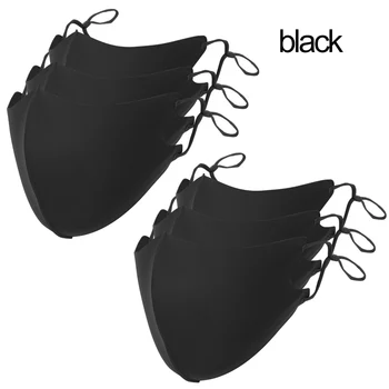 

Washable 3D Ice Silk Cotton Earloop Mask Cycling Anti Dust Filter Mouth Face Mask Care Respirator For Summer Reusable