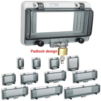 

KL5 Circuit breaker transparent waterproof box window distribution box protection window cover monitoring window switch IP67