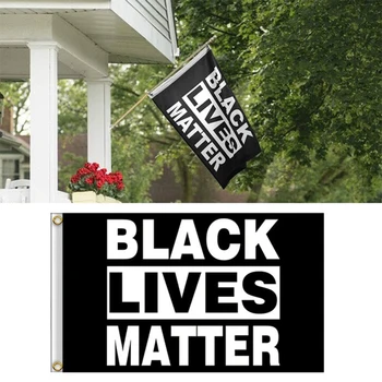 

Black Lives Matter 3x5 Feet Flag Protest Banner Street Demonstration Black Lives Matter Flag