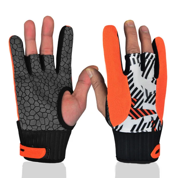 Новые нескользящие перчатки для боулинга, перчатки для показа пальцев, износостойкие силиконовые спортивные перчатки для боулинга S66