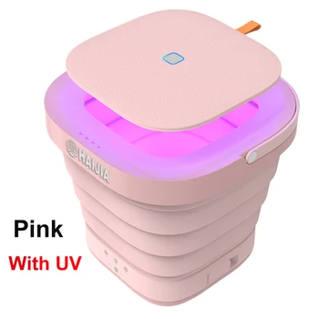 

Mini UV Sterilizer Foldable Clothes Washing Machine Portable Ultraviolet Sterilization Disinfection Clothes Underwear Washer