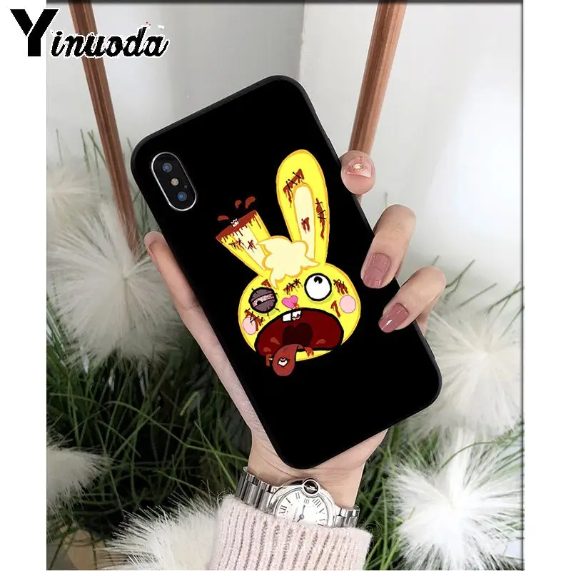 Yinuoda Happy Tree Friends TPU Мягкий силиконовый чехол для телефона iPhone 6S 6plus 7 7plus 8 8Plus X Xs MAX 5 5S XR 11 11pro max