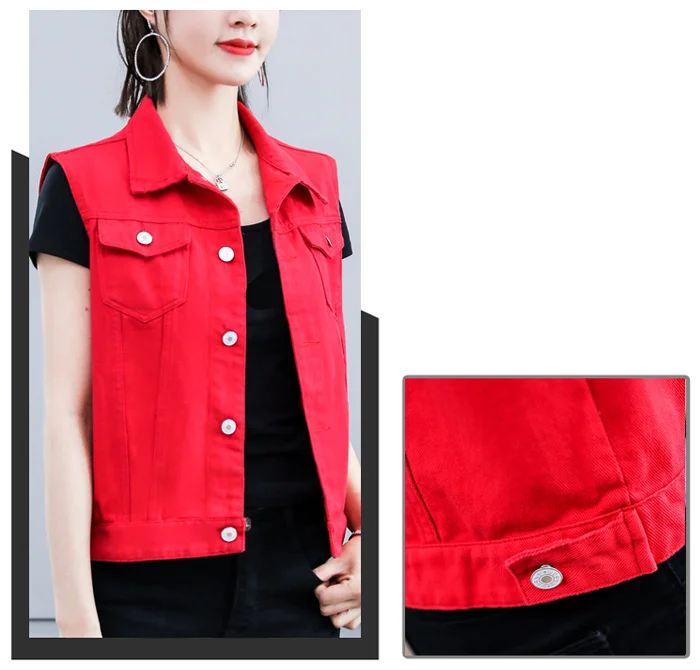 Джинсовая куртка Лето Осень без рукавов повседневные короткие куртки Chaqueta Mujer Casaco Jaqueta Feminina Женское пальто женские пальто