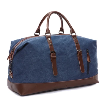 

2020 Fashion Casual Large Capacity Men Travel Bags Male Weekend Outdoor Canvas Handbags Vintage High Quality Duffle Bag