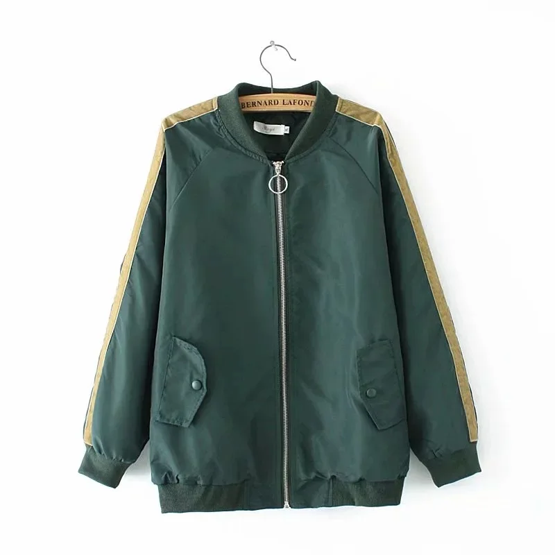 

Large Size Dress 2018 Autumn New Style Korean-style WOMEN'S Wear Mixed Colors Sleeves Back Embroidered Jacket Women's