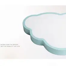 DishyKooker 36 W/48 W светодиодный потолочный светильник в форме мультяшного облака для украшения 220V Розовый