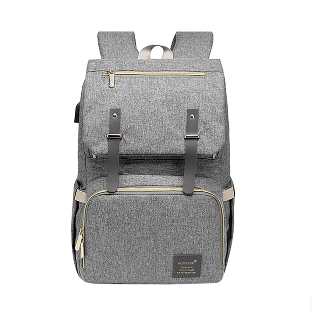 

Waterproof Large-capacity Mummy Bag Multi-function With USB Womens Backpack
