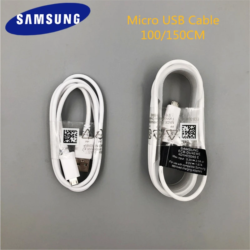 

Original Micro USB Cable Adaptive Fast Charger Cable Data Transfer Line For Samsung Galaxy S4 S6 S7 edge C8 J1 J3 J5 J7 Note 4 5
