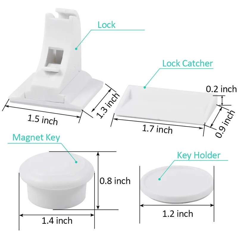 Модный Магнитный Невидимый защитный замок для шкафа для ребенка Pet Proof ящик безопасности США