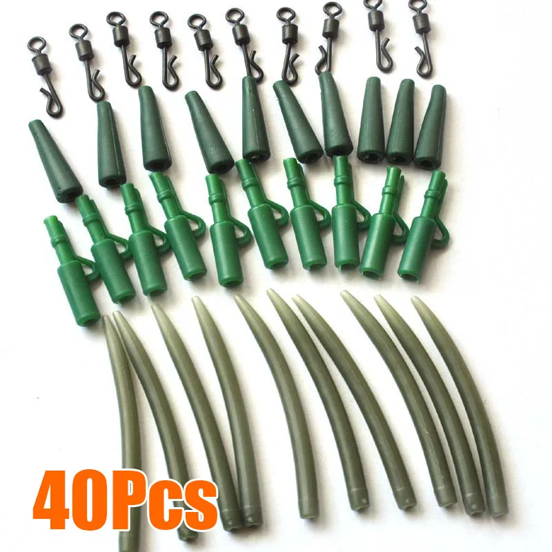

Quick Change Swivels Carp Safety Lead Clips Fishing End Tackle Rig Tube Durable.