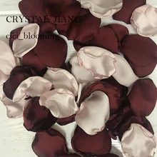 Свекла красный и карамельный цвет лепестки для свадебный цветок девушка лепесток розы 100 шт./лот