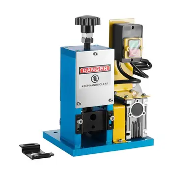 

VEVOR Cable Wire Stripping Machine 0.06-0.98 Inch Electric Wire Stripper 1 Cutting Blade for cutting and Stripping Scrap Copper