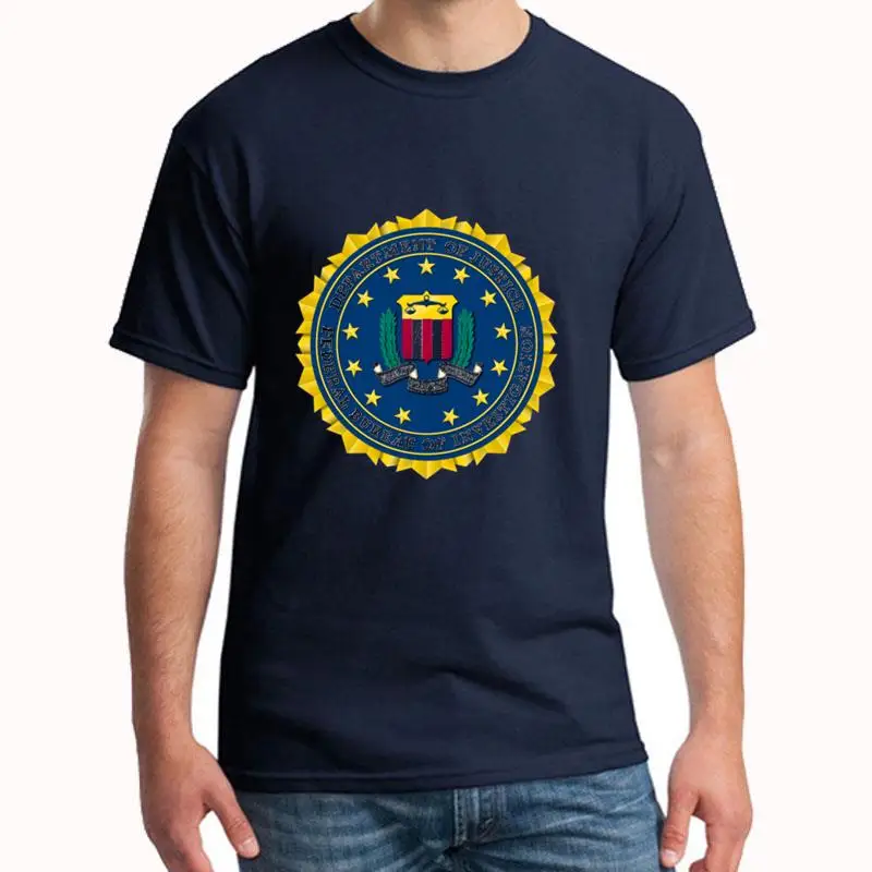 

Fitness Fbi tee shirt loose size 103xl awesome mens fashion clothing trends Letter women tee t shirts