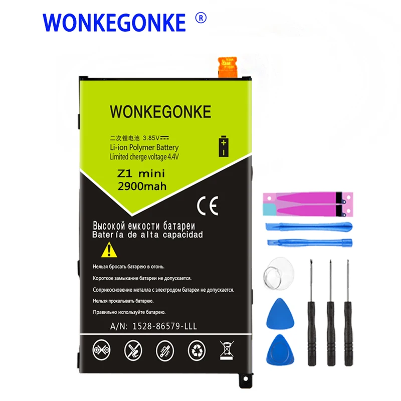 WONKEGONKE LIS1529ERPC для Sony Xperia Z1mini Z1 mini D5503 M51W компактные батареи батарея | Мобильные