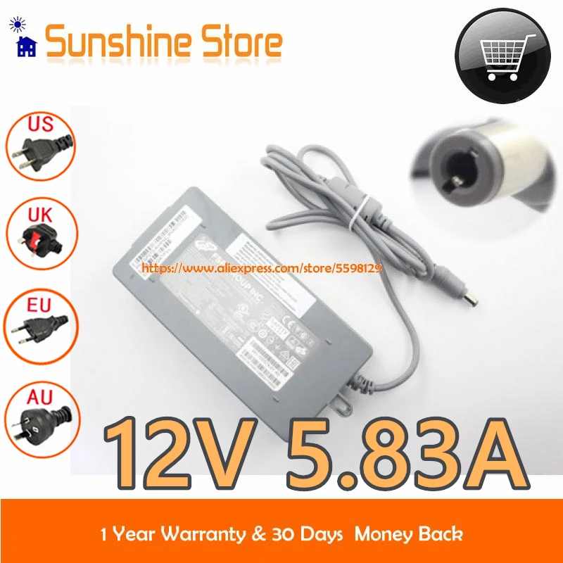 Оригинальный FSP FSP070-AHAN2 341-100574-01 FST2247IFVL Charger 12V 5.83A 70W блок питания для CISCO CS-KIT-MINI-K9 QUAD
