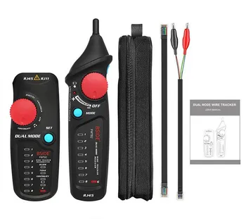 

BSIDE Dual Mode Network Cable Tracker Tester RJ45 RJ11 Wire Toner Ethernet LAN Tracer Analyzer Detector Line Finder FWT82