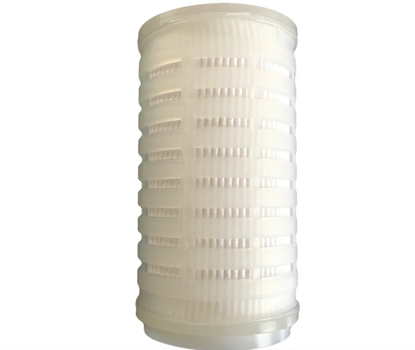 Filtro de Água Parte 0.22um Polegadas Dobrou o Cartucho dos pp para a Filtragem do Vinho o