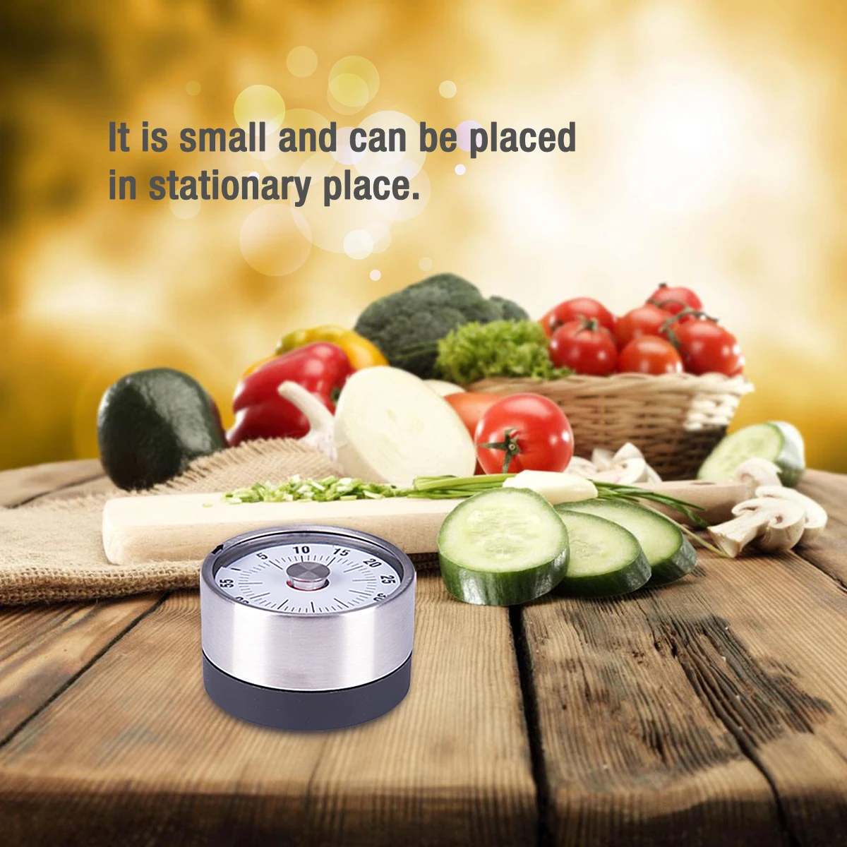 6 см 60 кухонный таймер из нержавеющей стали магнитный ручной механический с