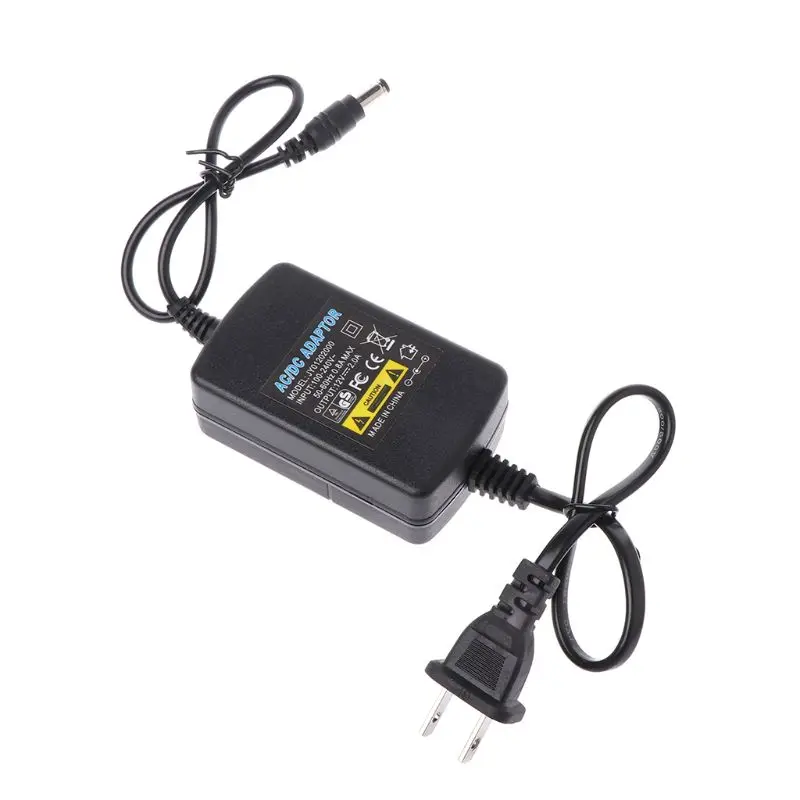 Питание AC DC зарядное устройство адаптер 12 В 2A ЕС США штекер для Светодиодный монитор CCTV CCD камеры безопасности