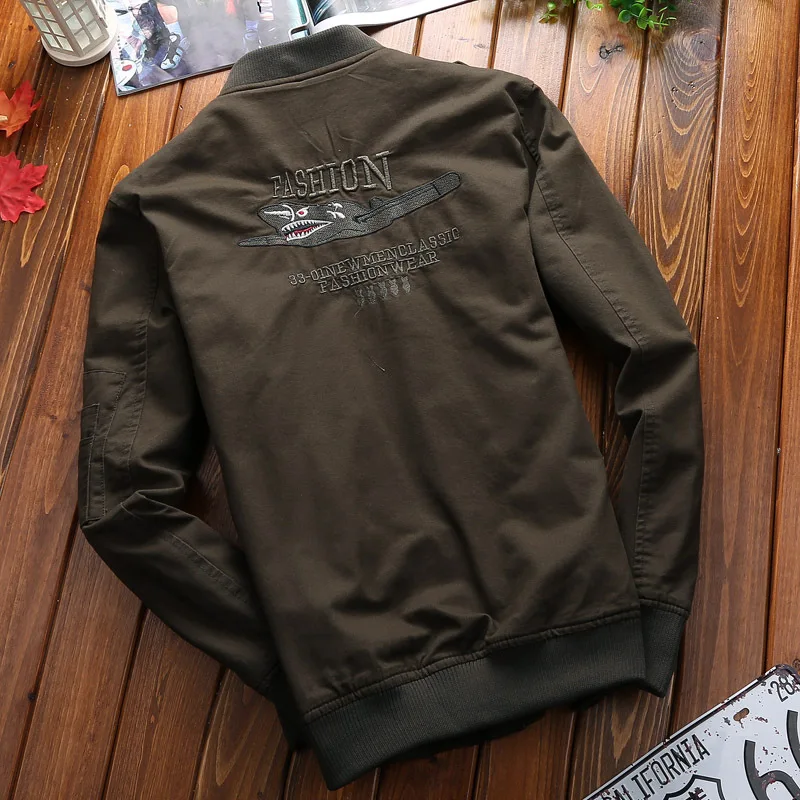  Military Jacket Men Spring Autumn Mens Coat Casual Warm Bomber Jacket Men Cotton Baseball Uniform J