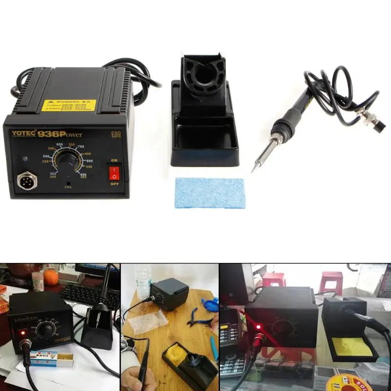 936 мощность Электрический паяльная станция SMD сварочные работы паяльник 110 В 220 Новый