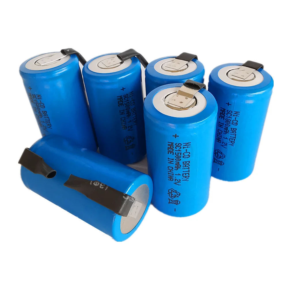 Реальная емкость! 6/10/12/18/20 шт Ni-CD SC 1500mAh Аккумуляторы высокой мощности 10C с