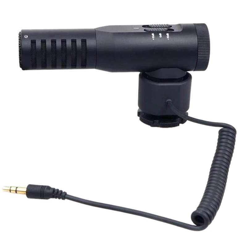 

COMICA CVM-SV20 Full Metal Camera Stereo Video Microphone Interview Microphone with Low-Cut and Sensitivity Adjusting Function f